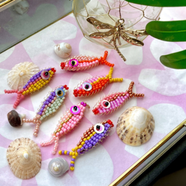 DIY vakantie box Kralenvisjes, keuze uit Goud of Zilver