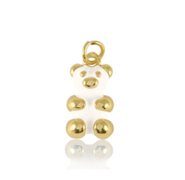 Brass Bear Gold-white, per stuk