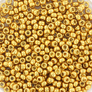 Miyuki 11/0 Duracoat Galvanized Gold, 10 gram