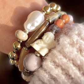 Young buddha peace - Beige, per stuk