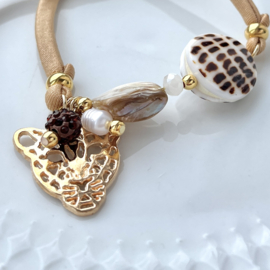 DIY pakket Ibiza armband - Brown