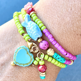 Inspiratie wikkel Green-Pink