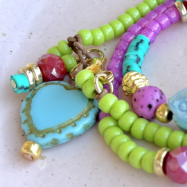 Inspiratie wikkel Green-Pink