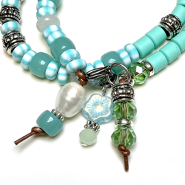 DIY pakket Turquoise Wit