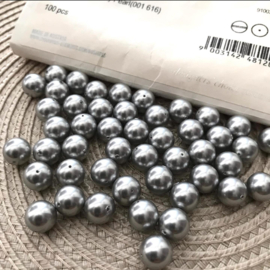 Swarovski parels 6mm Crystal Grey Pearl, per stuk