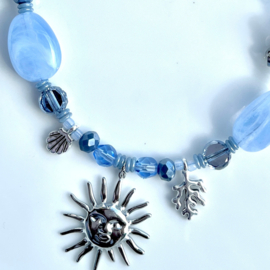 Inspiratie Blauwe ketting