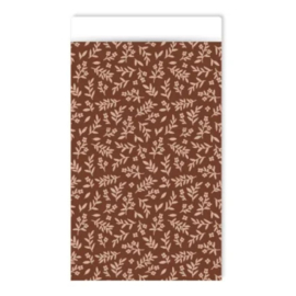 Cadeauzakjes Luxury flowers 12x19cm, 5 stuks