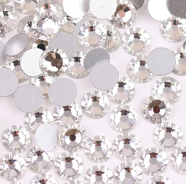 Rhinestone 7mm Clear, 1 stuk