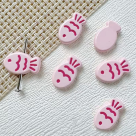 Keramiek Pink-Fuchsia Fish, per stuk