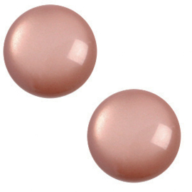 7 mm classic cabochon Polaris Elements shiny Rouge blush, 1 stuk