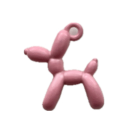 Balloon dog Pink, per stuk