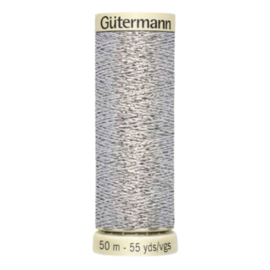 Metallic garen van Gütermann 50 meter Zilver-Metallic, kleurcode: 41
