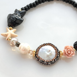 DIY pakketje Rhine stone Parel