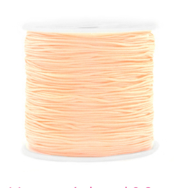 Macrame draad 0,8mm Apricot Orange 10 mtr