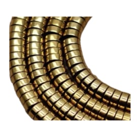 Spacer Gold 8x2mm, 5 stuks