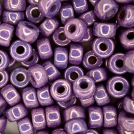 Matubo Seed Bead 2/0 Luster Metallic Amethyst Chalk, 5 gram