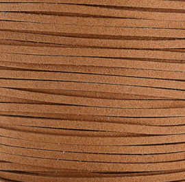 Faux suede 2,5mm Coffee, 1 meter