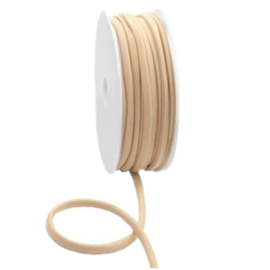 Stitched lint Ibiza Nude beige light brown, 50 cm
