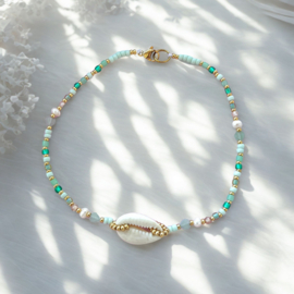 Inspiratie enkelbandje Soft green