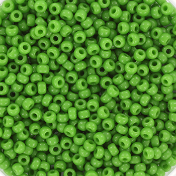 Miyuki rocailles 11/0 Opaque green, 10 gram