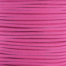 Faux suede 2,5mm Fuchsia, 1 meter