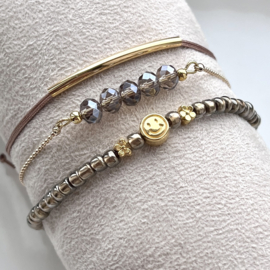 DQ metaal tube 2.5x35mm Gold, per stuk