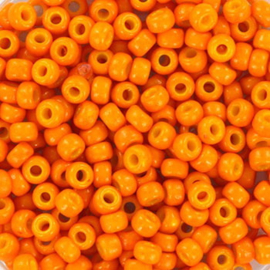 Miyuki 8/0 Duracoat opaque kumquat, 10 gram