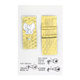 Miyuki beading naalden, set van 6 stuks en 1 threader