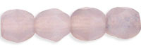 Fire polish 4mm Milky Amethyst, 5 gram (c.a 60 st.)