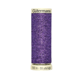 Metallic garen van Gütermann 50 meter Paars-Metallic, kleurcode: 571