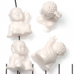 Young buddha peace - White, per stuk