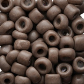 Rocailles 6/0 Bruin Stonelook finish, 10 gr.