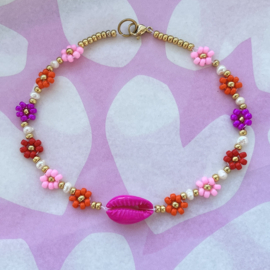 Enkelbandje ' Happy flower"
