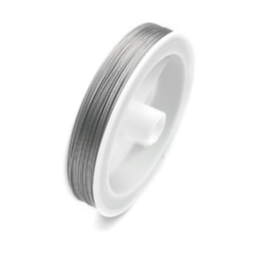 Metaaldraad 0.7mm Zilver, per 1 meter