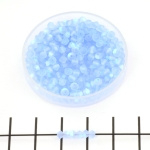 Preciosa bicone 3 mm - light sapphire ab matt