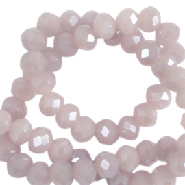 Top facet kraal 8x6mm Mystic violet-pearl shine coating, 20 st.
