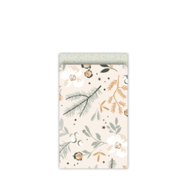Cadeauzakjes Let’s Decorate Natural 7x13cm, 5 stuks