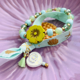 DIY pakket Green Hawaiian flower