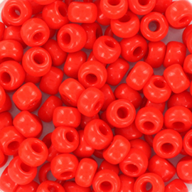 Miyuki 6/0 Opaque vermilion red, 10 gram