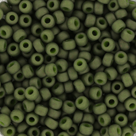 Miyuki rocailles 8/0 -opaque matte olive 2318, 10 gram