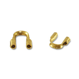 Stainless steel onderdelen draadbeschermer Gold, per stuk