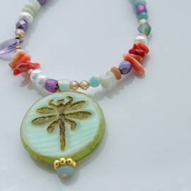 DIY pakket Dragonfly ketting,