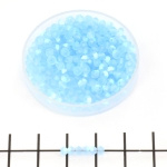 Preciosa bicone 3 mm - aquamarine ab mat