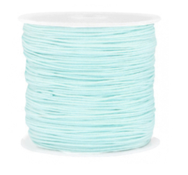 Macrame draad 0,8mm Turquoise blue 10 mtr