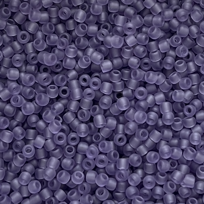 TOHO rocailles 11/0 Transparant frosted sugar Plum, 10 gram