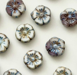 TCB Hawaian Flowers 8mm, per stuk