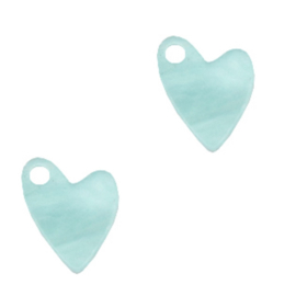 Plexx bedels heart Light blue, per stuk