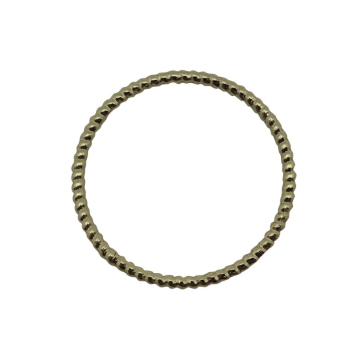 TUSSENSTUK cirkel 19mm GOUD per 2 stuks