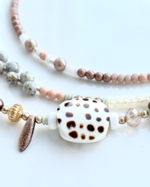 DIY pakket Leopard ketting, (3 kettingen)