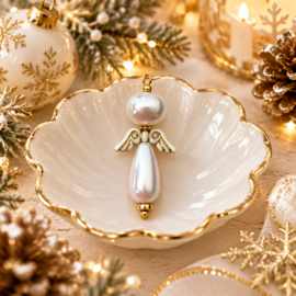 DIY engel Wit - Goud